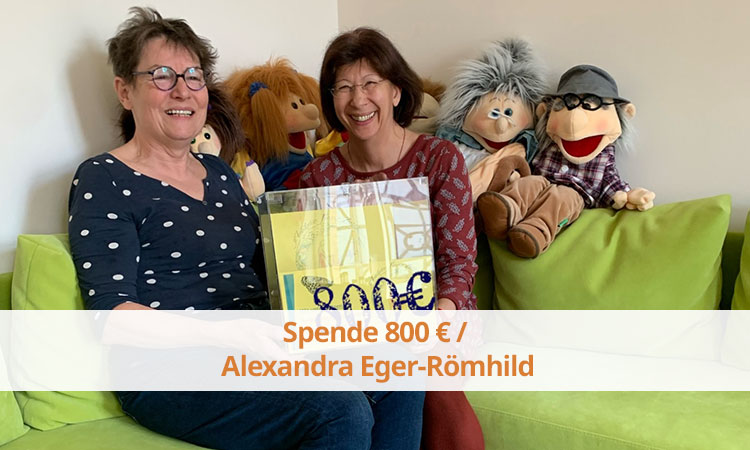 Spende 800€ / Alexandra Eger-Römhild