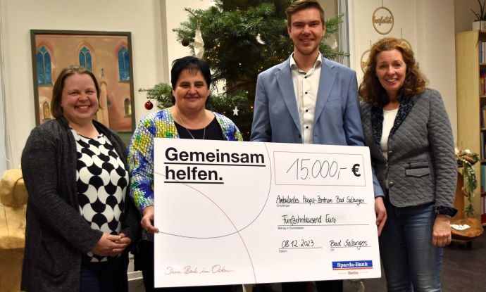 Spende 15.000 € / Sparda - Bank Berlin