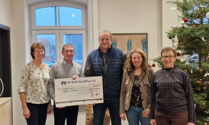 Spende 1000 € / KEM  Krappmann Elektro - Montage GmbH