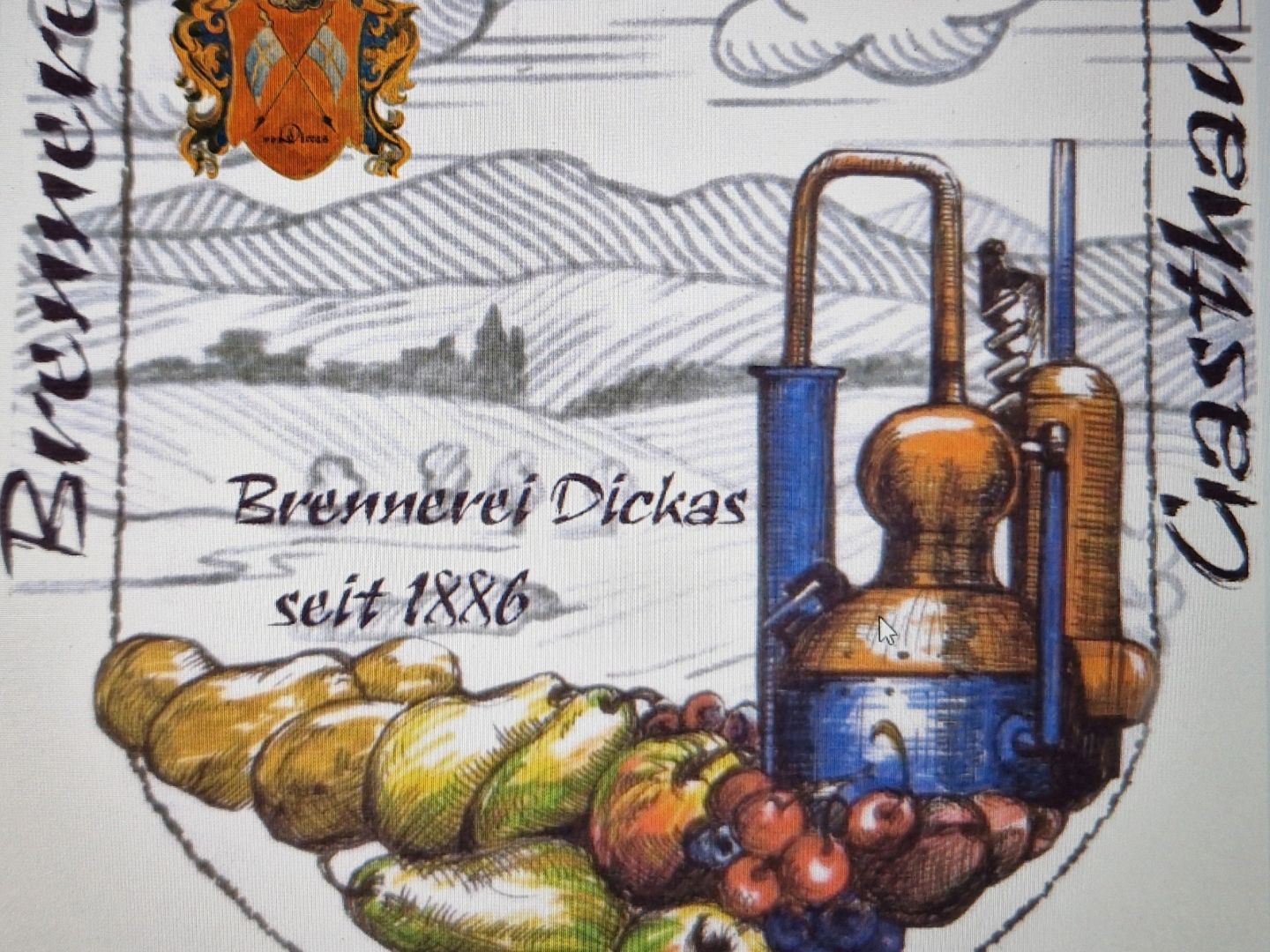 Spende 200 € / Claus Vorndran Brennerei - Gasthaus - Dickas