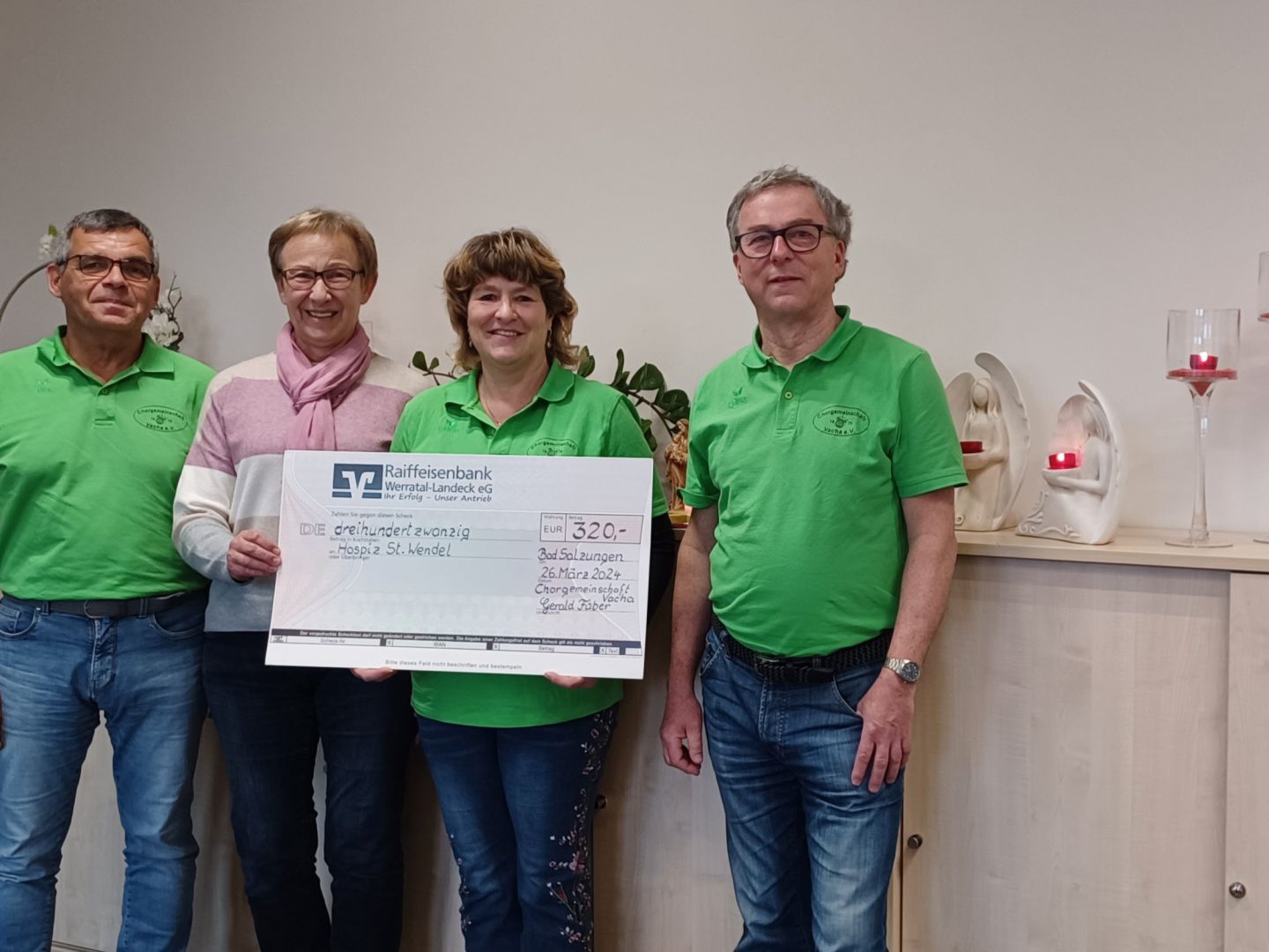 Spende 320€ / Chorgemeinschaft Vacha e.V.