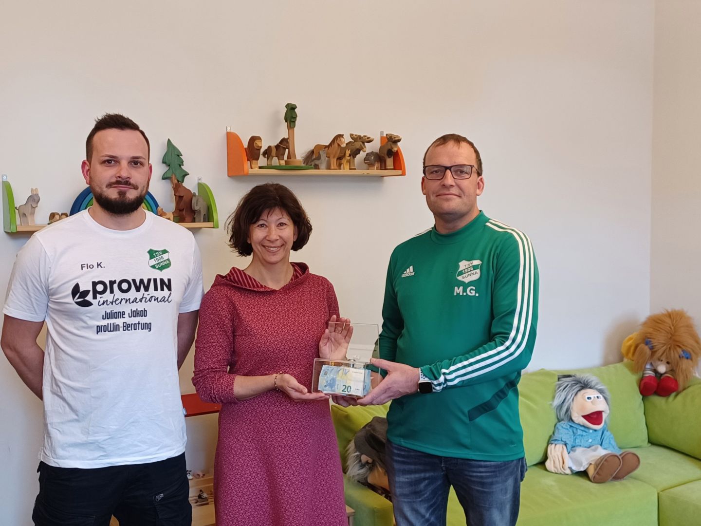 Spende 327,64 / TSV Sünna