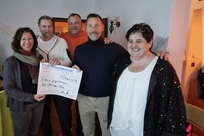 Netzwerktreffen auf dem Dolmar / Spende 1463,60 Euro