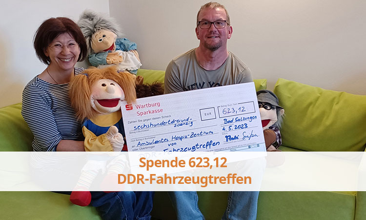 Spende 623,12 / DDR-Fahrzeugtreffen