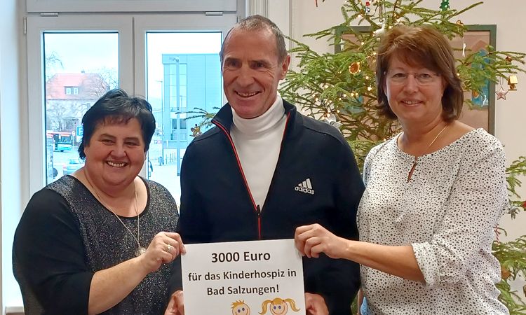 Spende 3000 € / Frank Ullrich