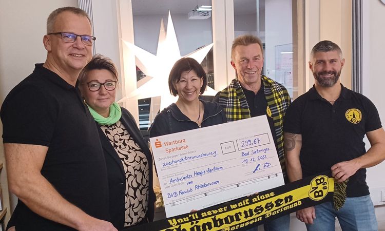 Spende 299,67 / BVB Fanclub Rhönborussen