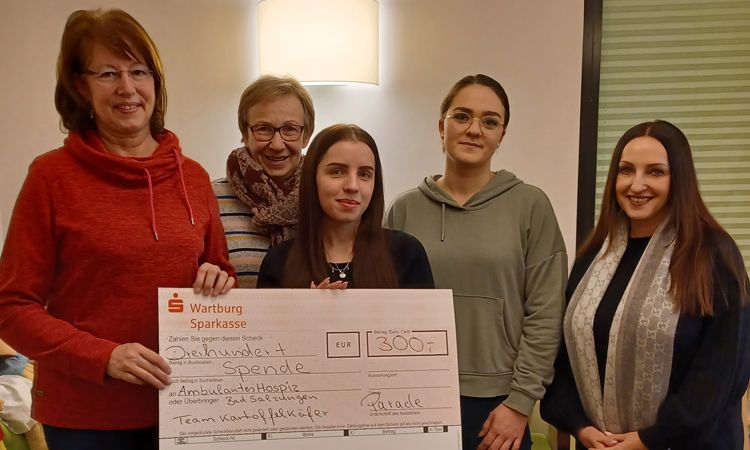 Spende 300 € / Restaurant & Pension Kartoffelkäfer in Bad Salzungen