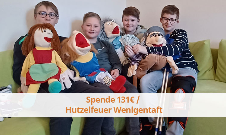 Spende 131€ / Hutzelfeuer Wenigentaft