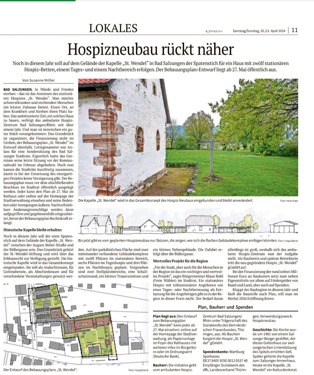 Hospizneubau rückt näher
